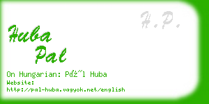 huba pal business card